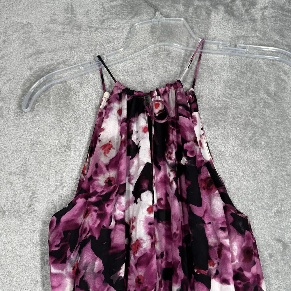 Parker Dress Women Pink White Floral Ruffle Feminine Mini Dress Bohemian Cottage - Image 4