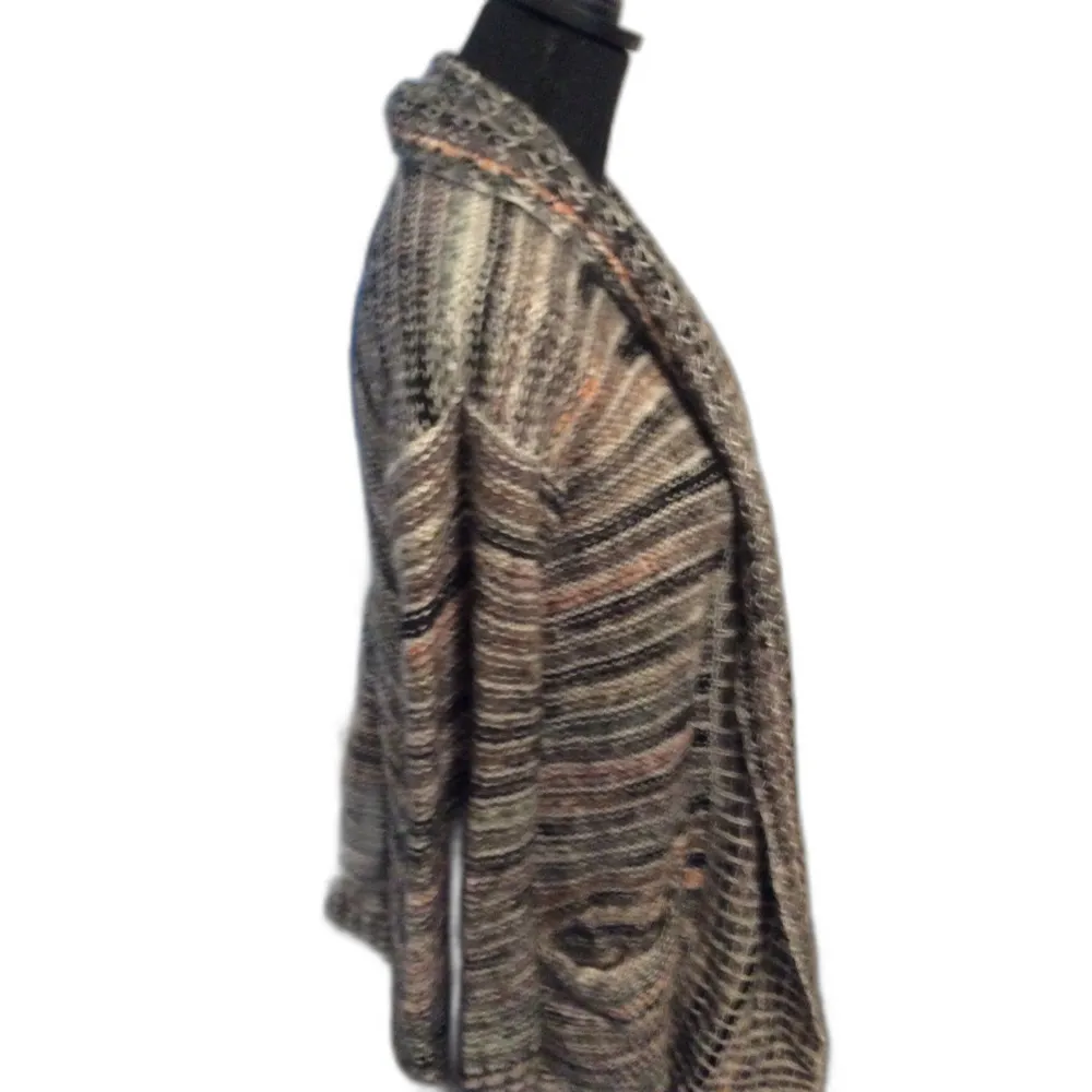 AKEMI + KIN Cardigan Sweater Small S Open Front Wool Blend Thick Knit - Image 3