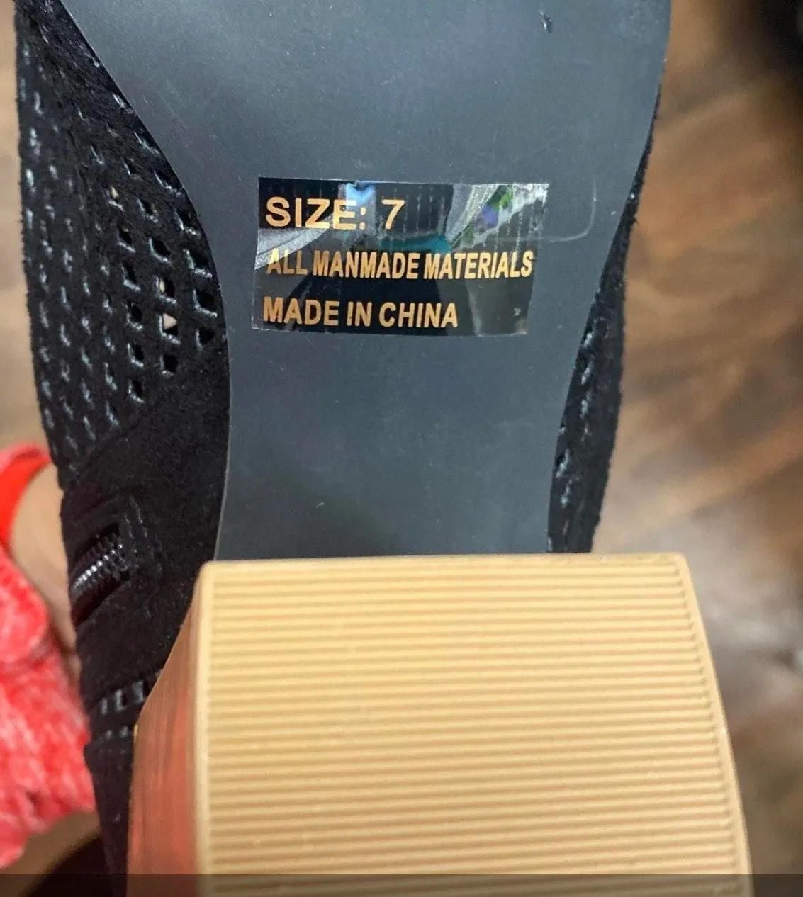 Chunky Block Heels Black - Image 3