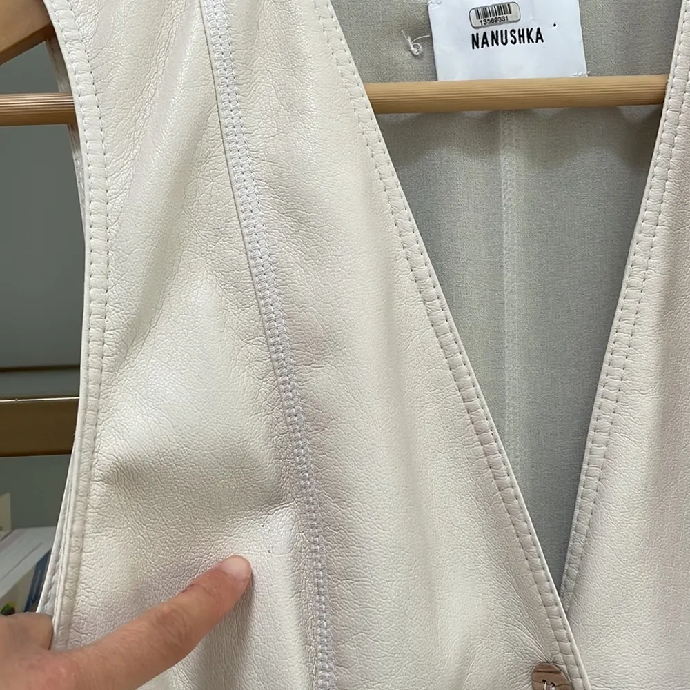 Nanushka Vegan Leather Menphi Dress Size XS - Image 14