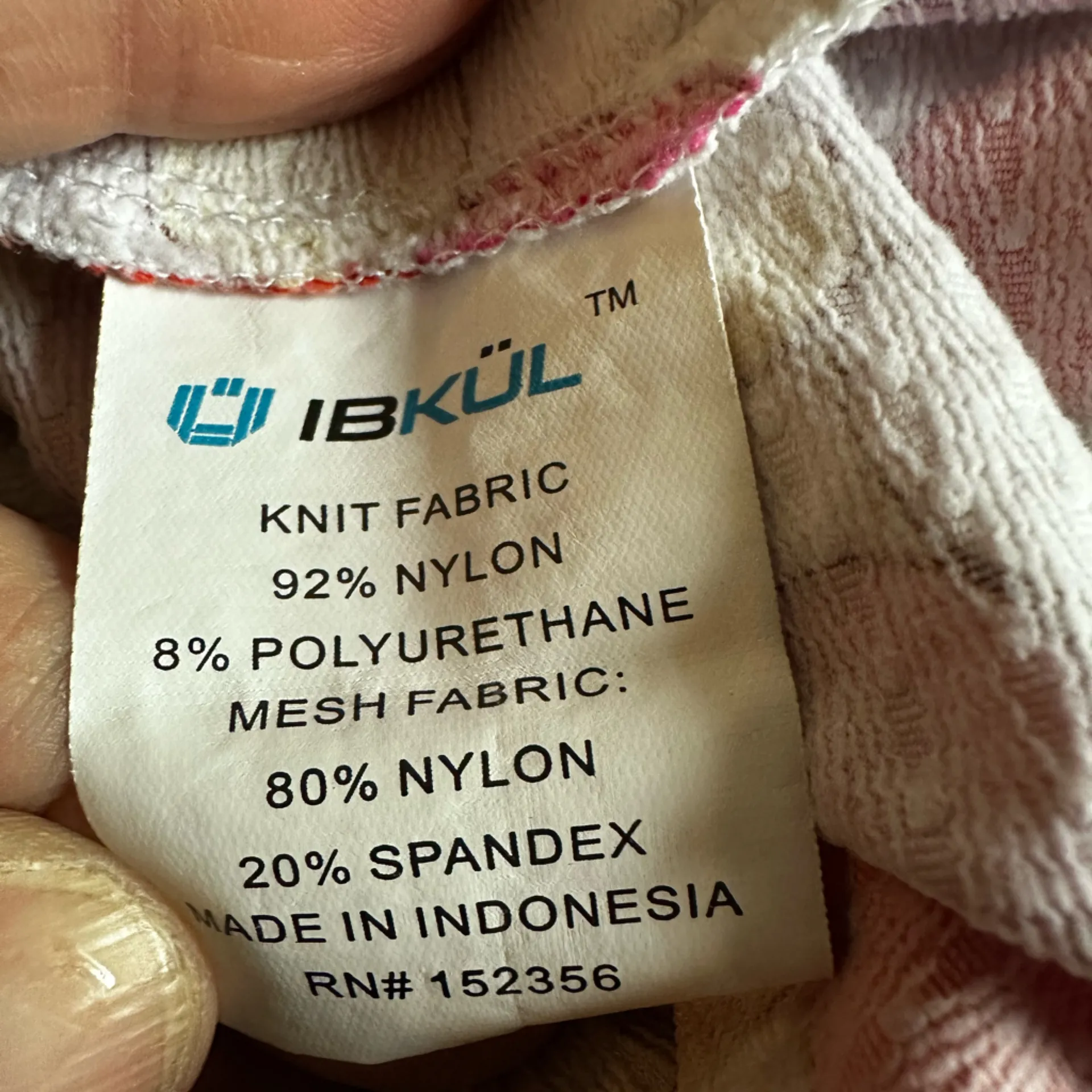 IBKUL 1/4 Zip Pink Orange Top Mesh Sides UPF Golf Athletic Activewear Outdoor Size L - Image 7