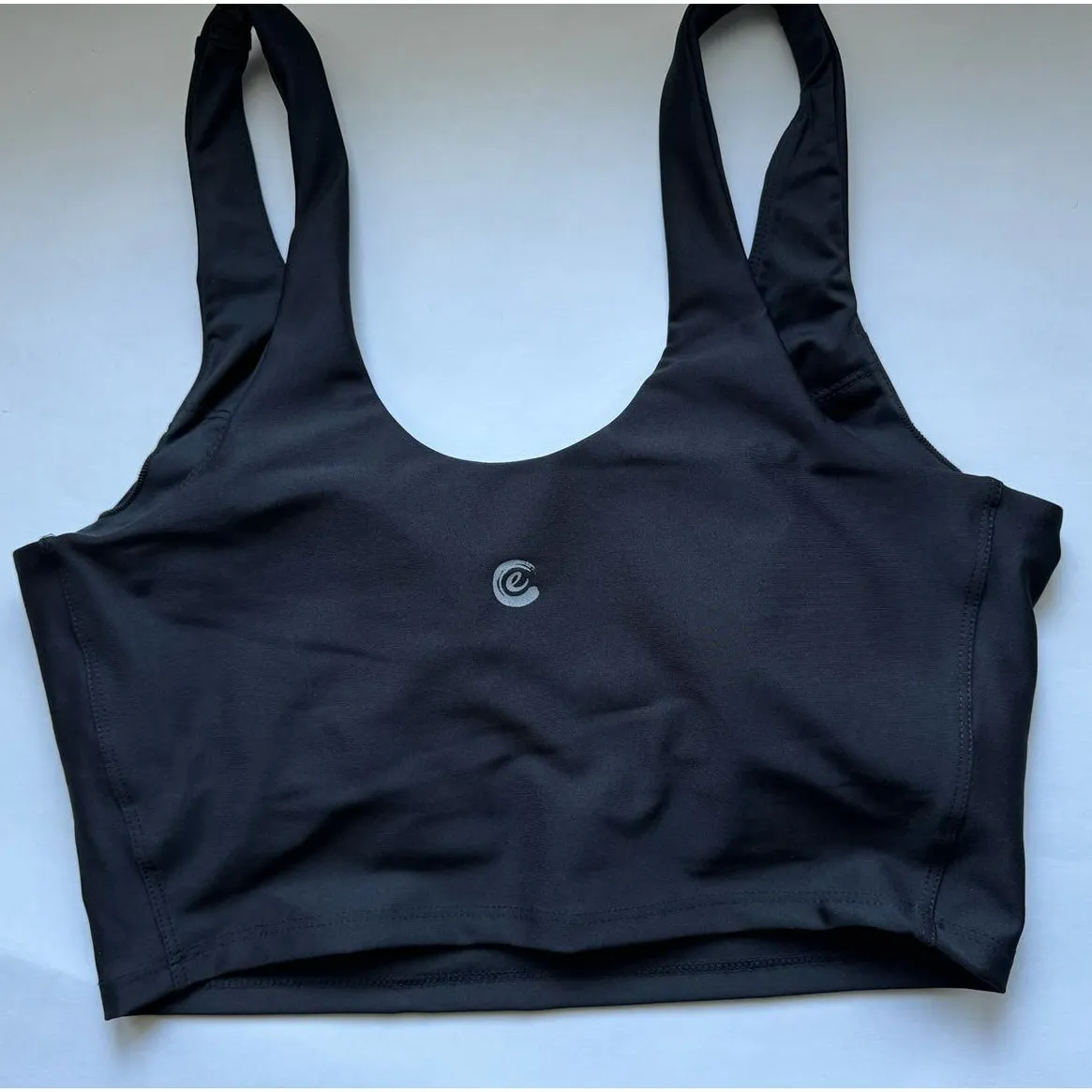 NWOT Johnny Was Calme Sports Bra in Black Sz M - Image 2