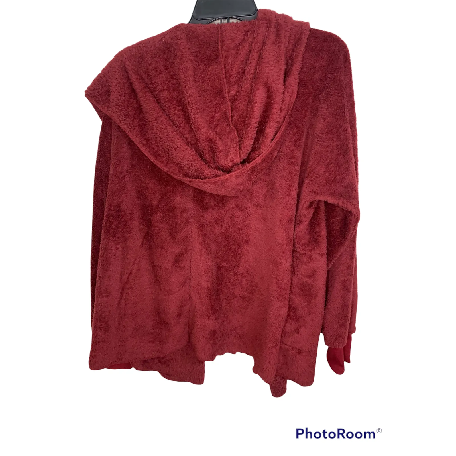 Forgotten Grace  Plush Cardigan maroon Size Large NWT‎ - Image 2