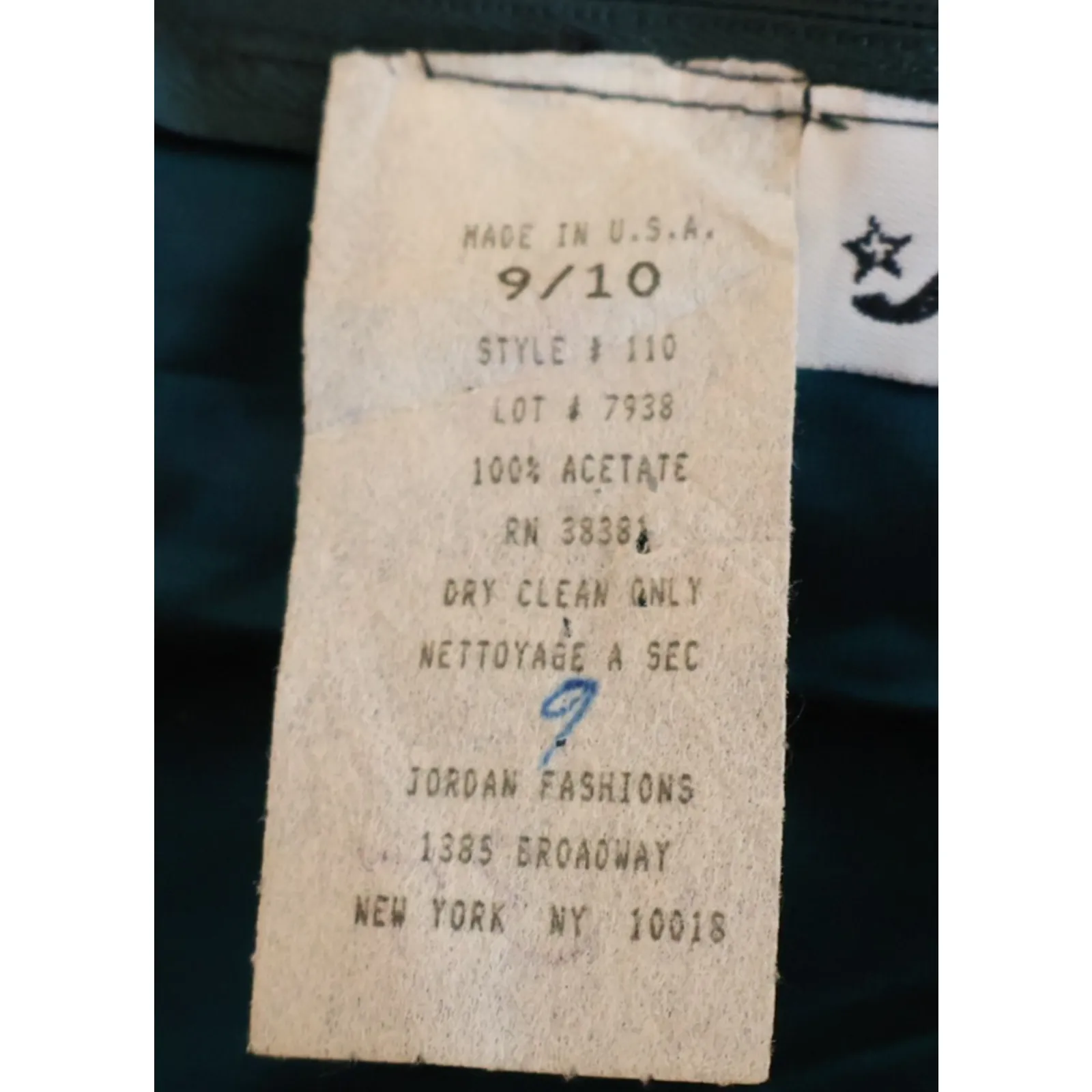 Vintage Teal Taffeta Gown Mother of Bride Old Hollywood Elegant Formal Size 9/10 - Image 7