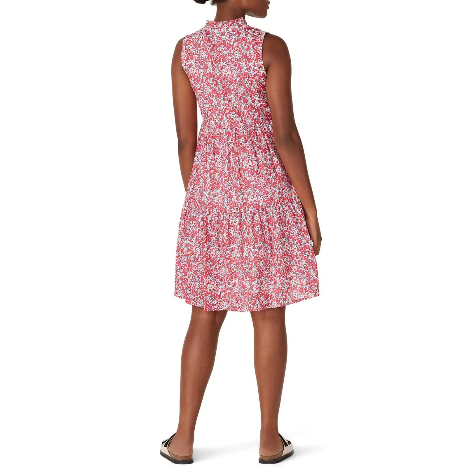 J.Crew Rebecca Cotton poplin tiered popover dress in Liberty® Wiltshire print XS - Image 2