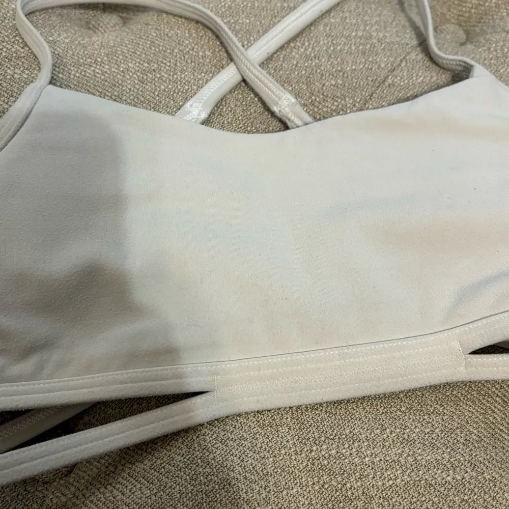 TNA Action White Sports Bra *Flawed* Size XS - Image 6