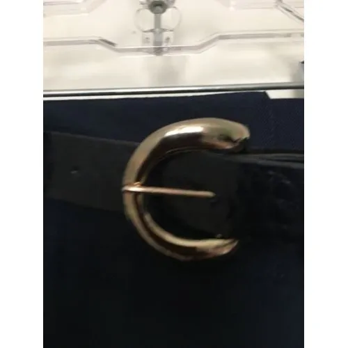 Counterparts Petites Women's Casual Skirt Belted Size 8 Petite Blue - Image 4