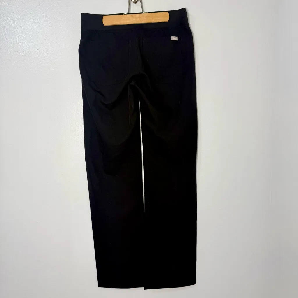 Figs Casma Top and Livingston High Waist Pants Set Black |  XS - Image 6