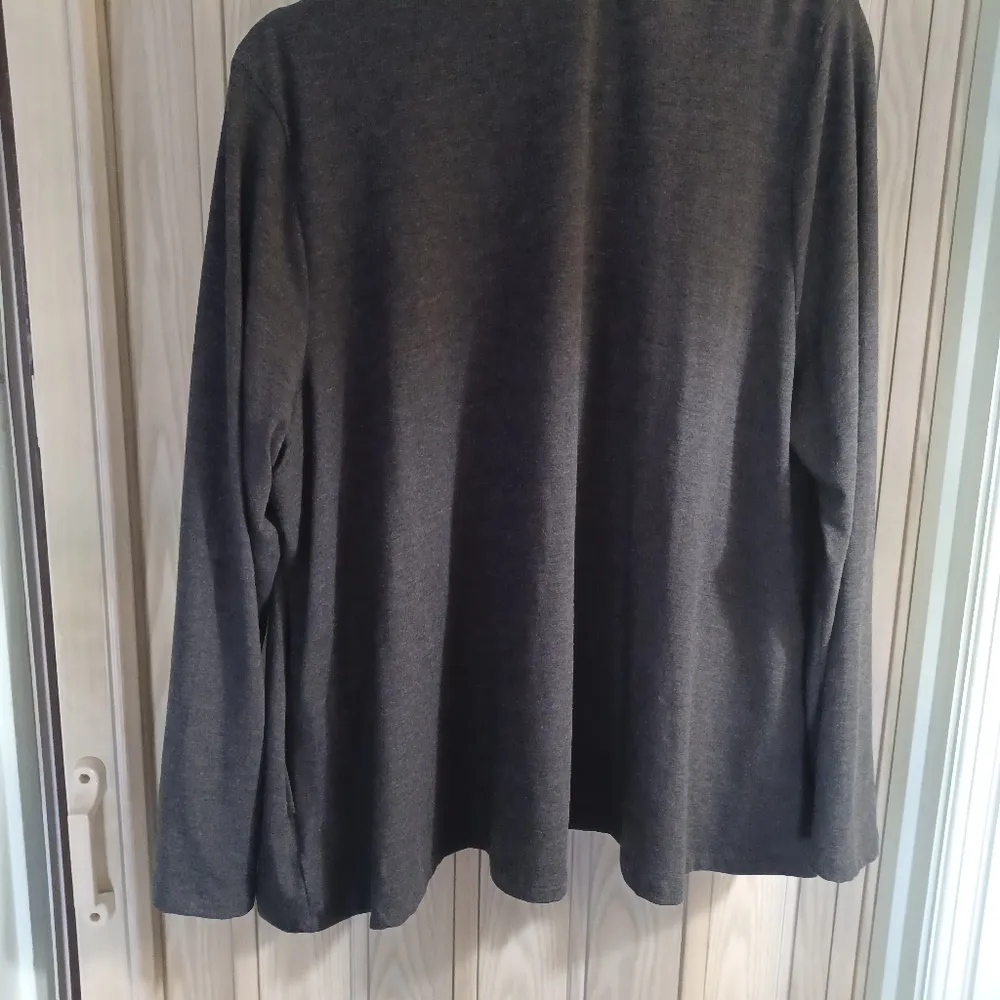 White Stag Black Open Cardigan Womens XL 16-18 Casual Comfy Sweater - Image 3