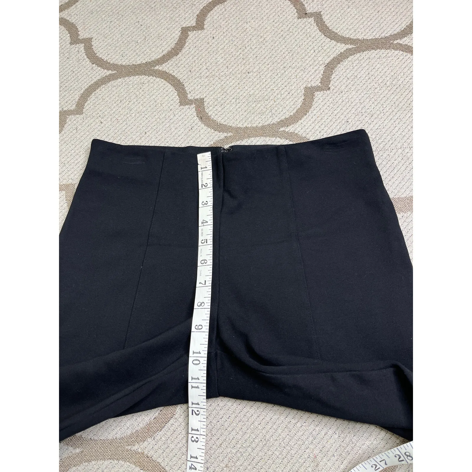 Quince ultra stretch ponte maternity ankle pants, black, size XS - Image 10