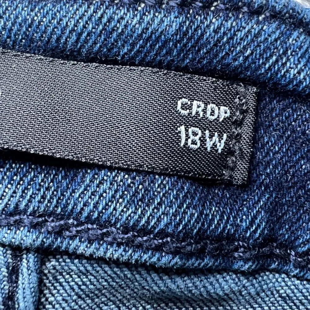 Simply Vera Vera Wang Cropped Blue Jeans Womens 18W Denim Casual Everyday - Image 5