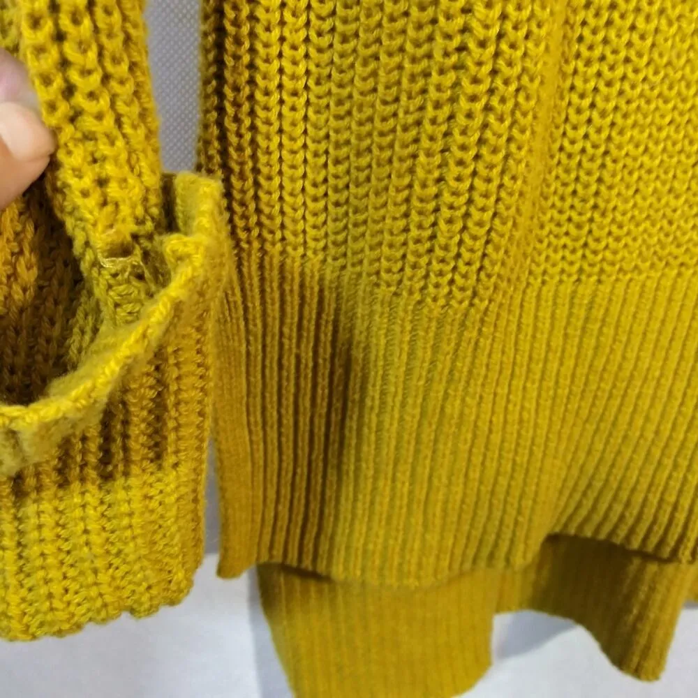 Ruby Moon Oversized Heavy Knit Tunic Sweater Shirt Top Casual Women Size Small - Image 4