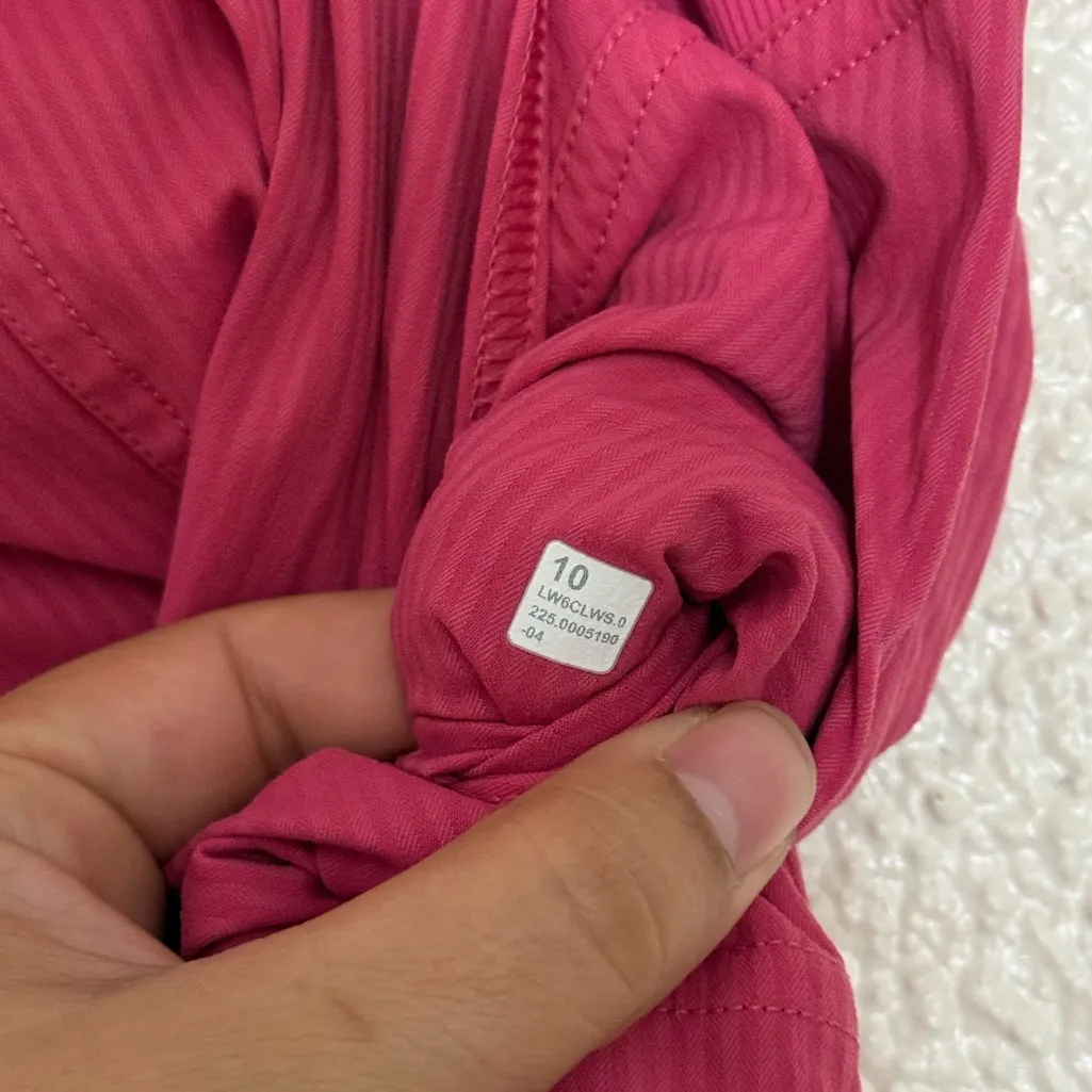 Lululemon Dance Studio Mid-Rise Cropped Pant Raspberry Coulis size 10 - Image 9