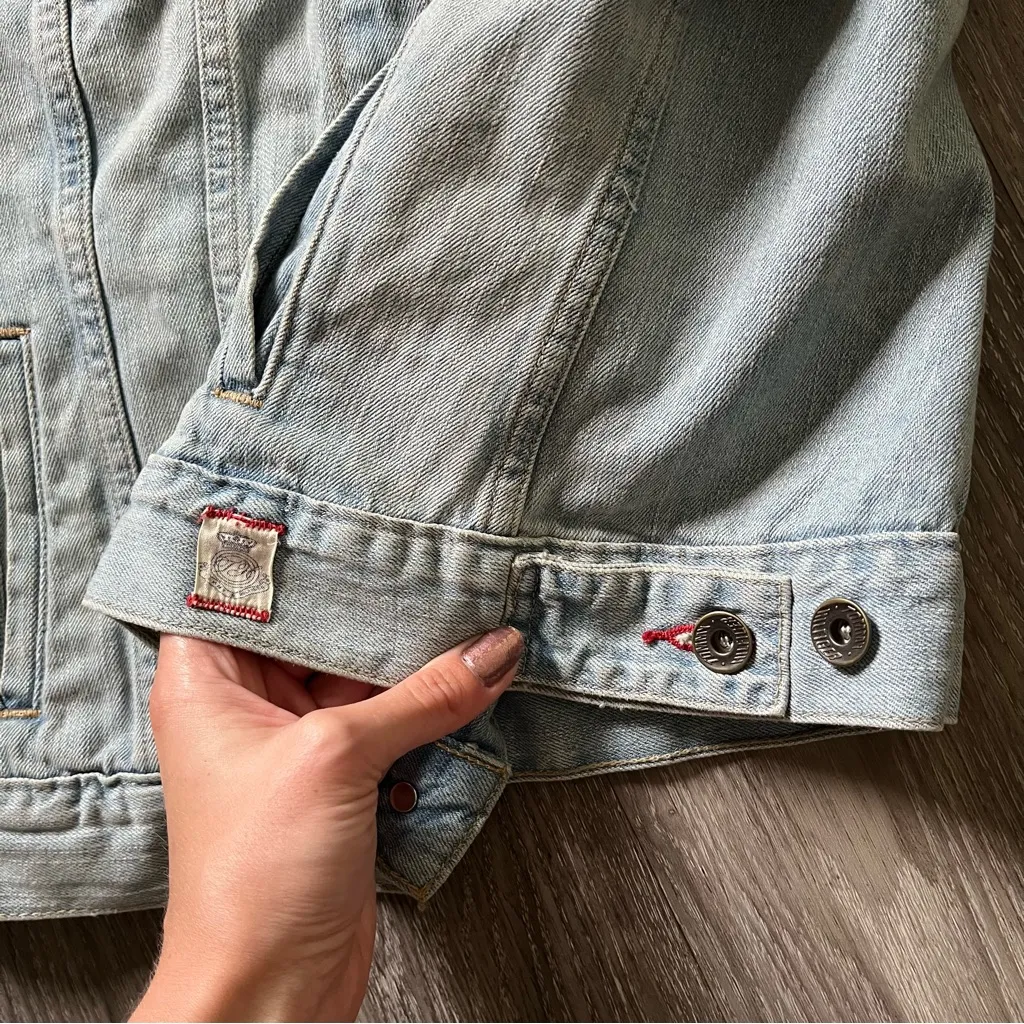 Tommy Hilfiger Light Blue Jean Jacket for Women - Image 3