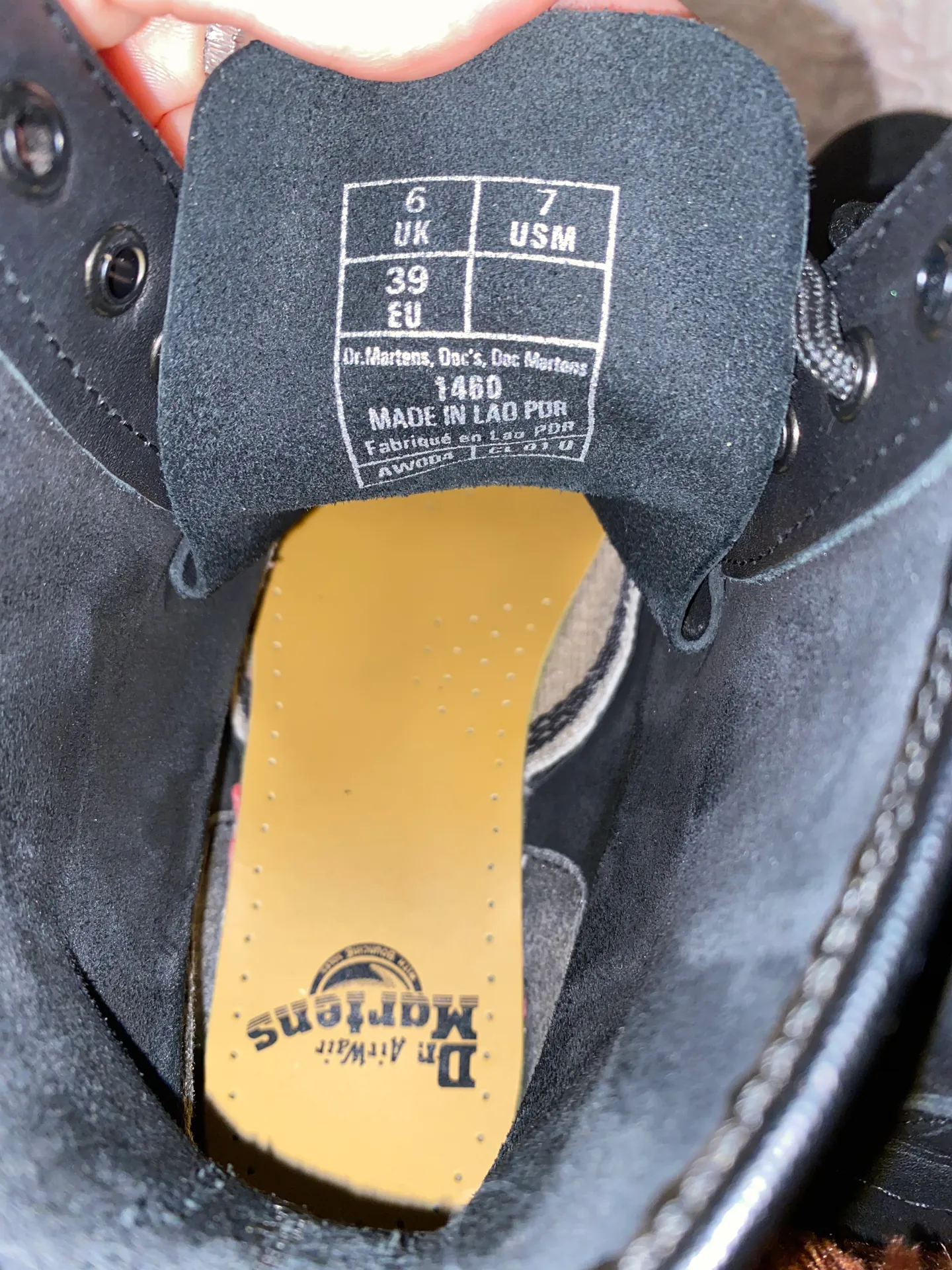 Dr. Martens Black Matte Doc Martens - Image 4