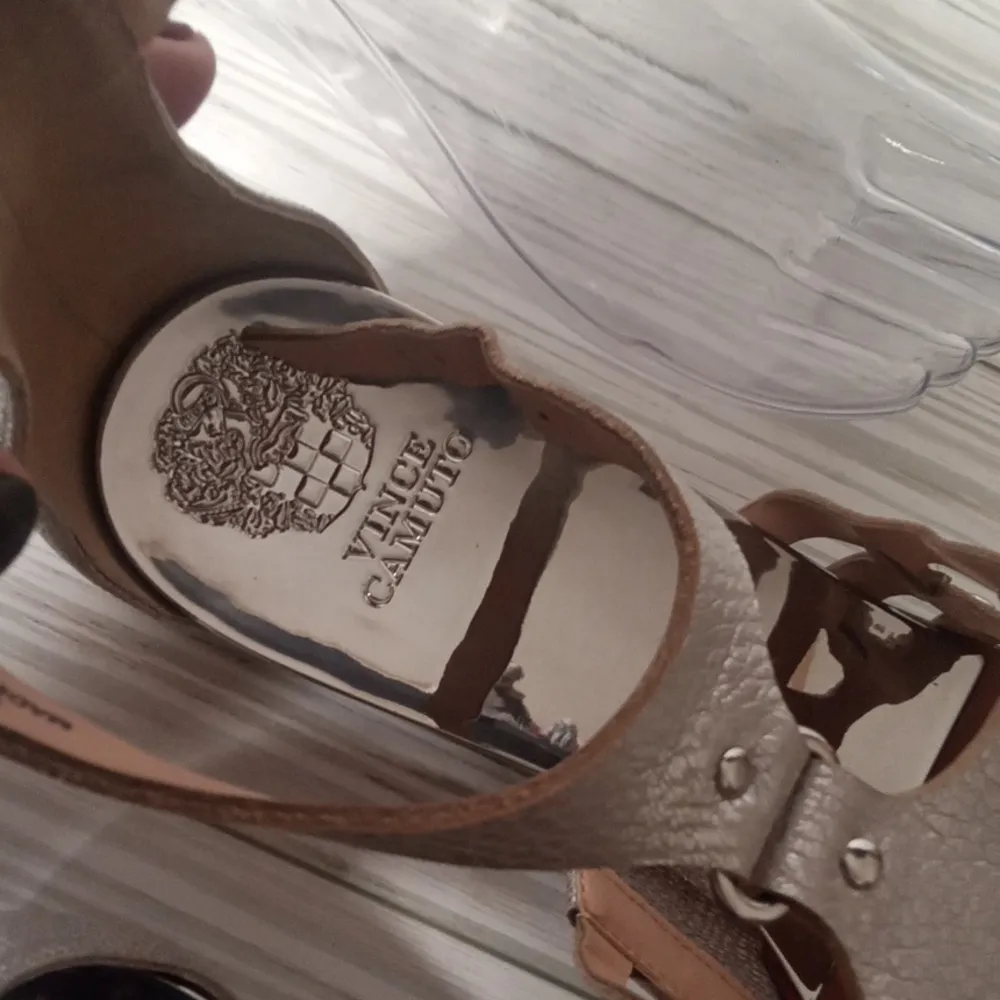 Vince  Camuto arlanian gladiator Sandals metal San angora size 10m women - Image 7