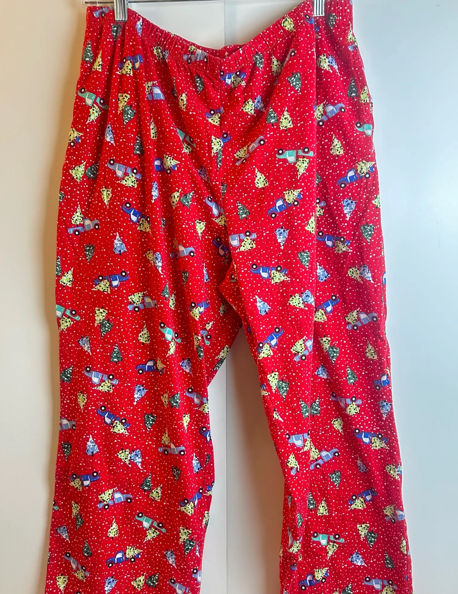 Christmas Pattern Pajama Pants Red Size XL - Image 2