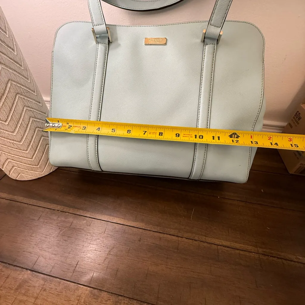 Kate Spade Light Blue Shoulder Bag - Image 9