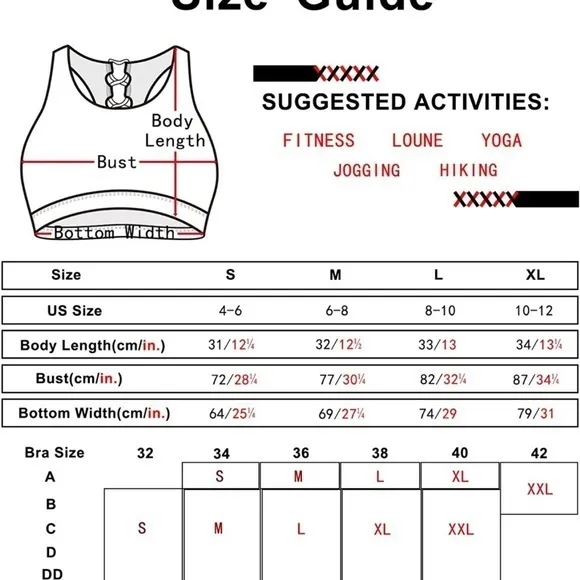 Icyzone Sports Bra NWT XL‎ - Image 3