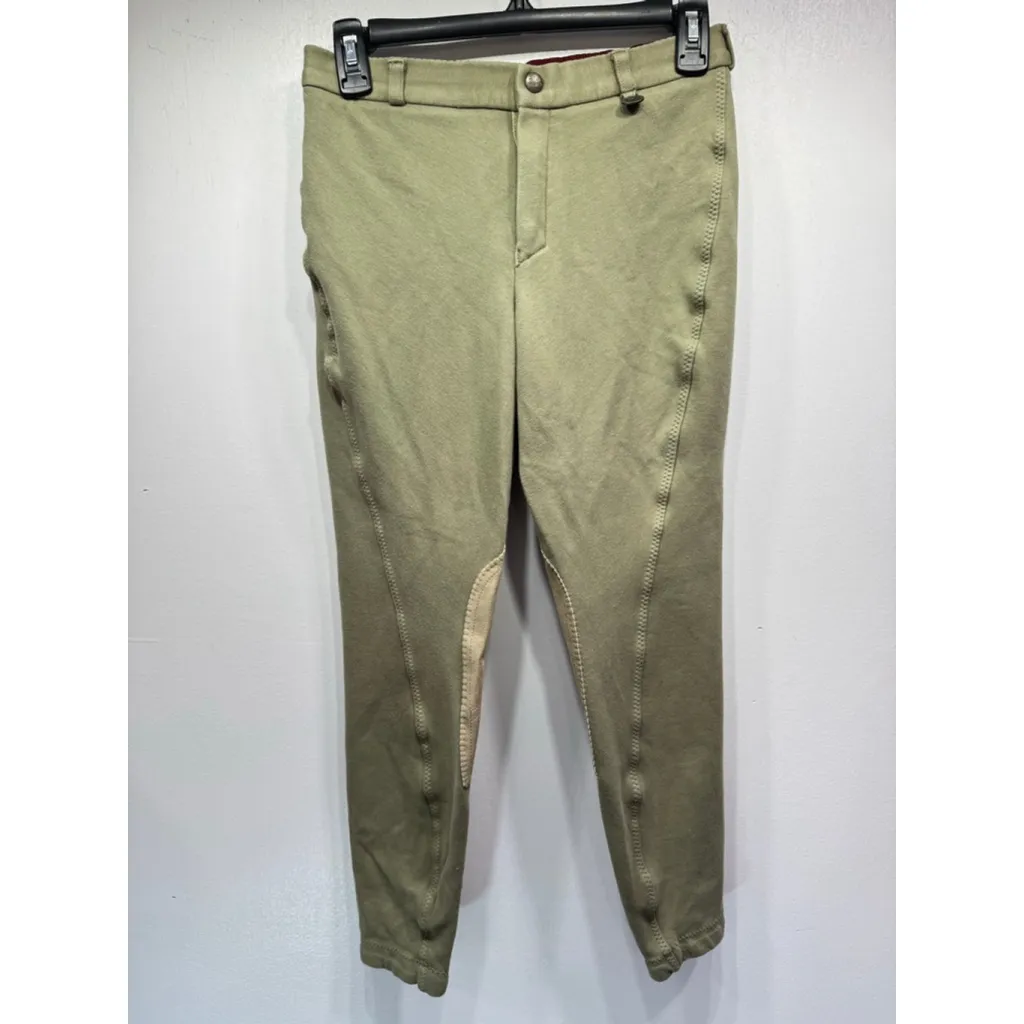 On Course Sage Green Riding Breeches Jodhpurs Equestrian Horseback English Sz 28 - Image 2