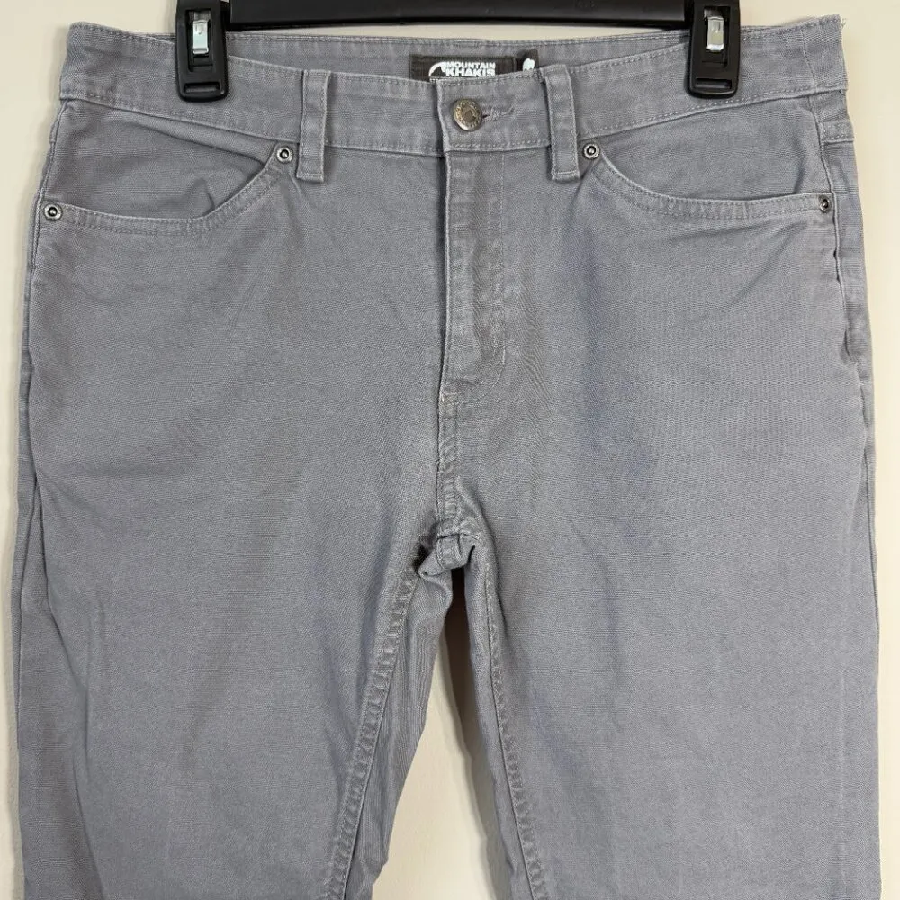 Mountain Khakis Camber Rover Straight Fit Twill Pants Women's 6 Gray Outdoor - Image 7