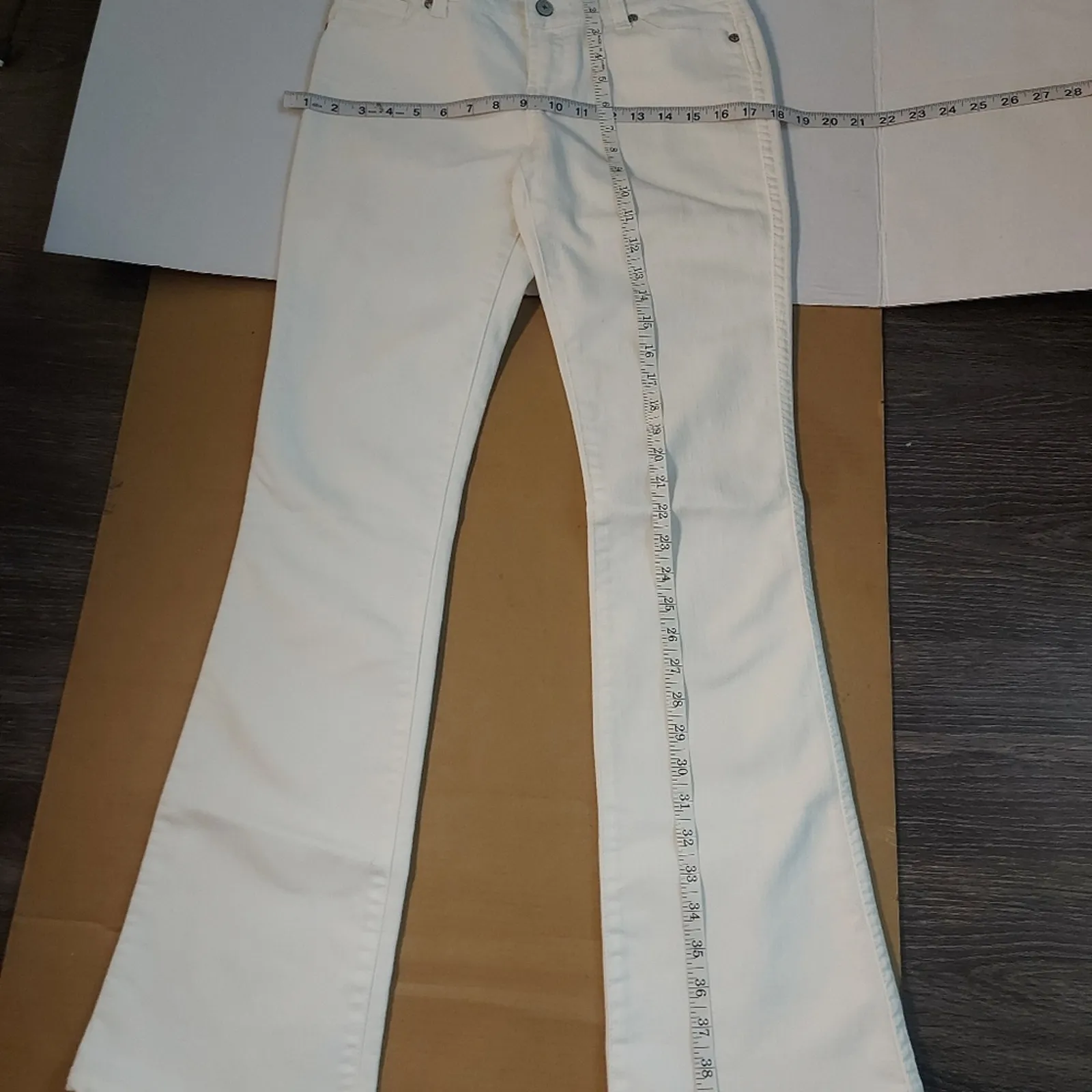 Blue Asphalt White "Chloe" Jean Junior 3 Casual Bohemian Classic Preppy Cowgirl Size undefined - Image 4