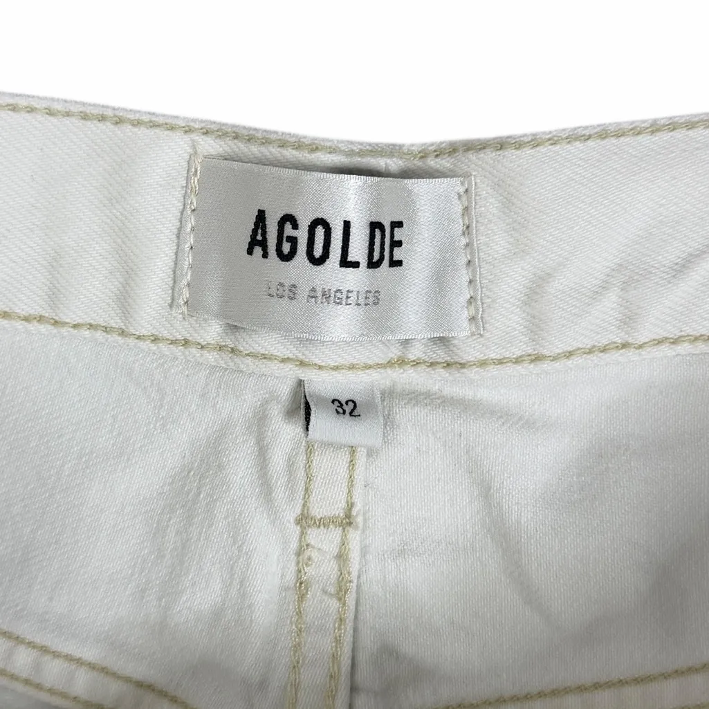 AGOLDE Parker Long Short Panna Cotta - Image 4