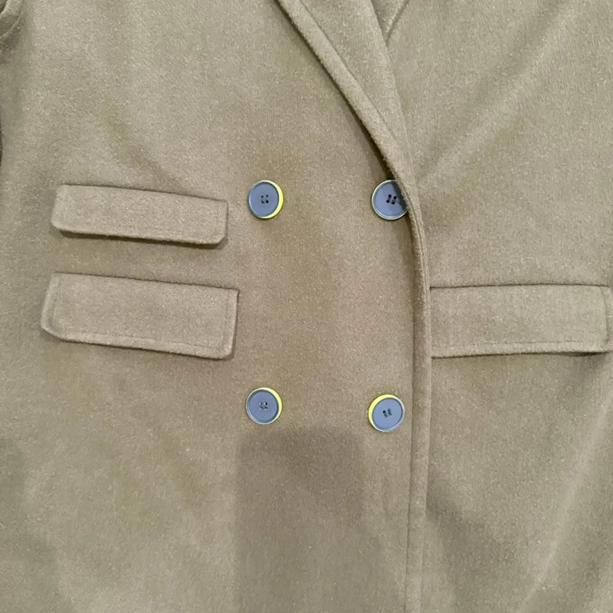 NVLT Military Coat in Green, Size L Green Size L - Image 5