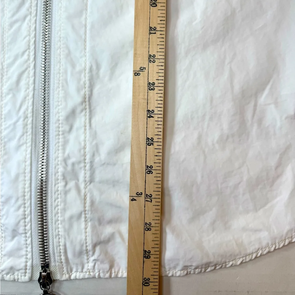 Marine Serre Jacket Lightweight 1/2 Zip Up 100% Cotton Minimalist Large - Image 4