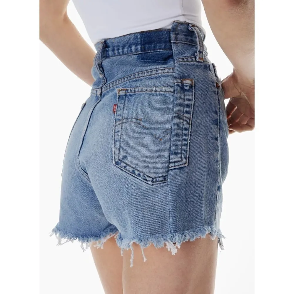 EB Denim OG Jean Denim Shorts in Light Wash 33 New Womens Jeans Blue - Image 12