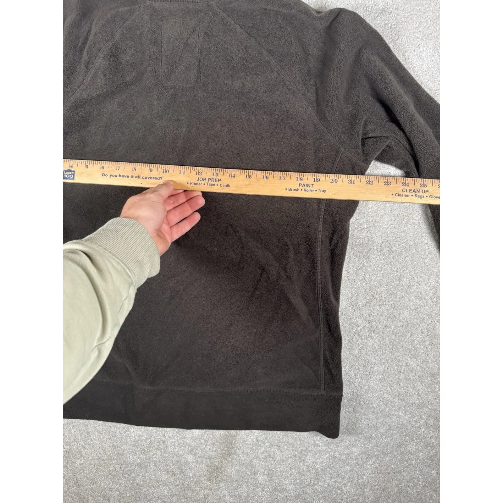 Life Is Good Jacket Womens Large Brown 1/4 Zip Fleece Relaxed Fit Casual Cozy - Image 5