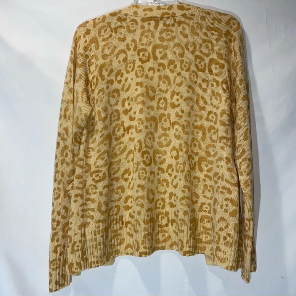 Andree Animal Print Cardigan Women’s Small - Image 6