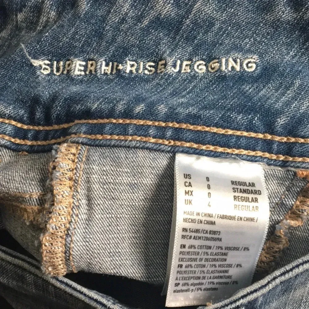 American Eagle Outfitters 360 Super Stretch High Rise Jeggings Women’s Size 0 - Image 6