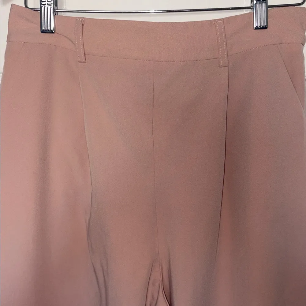 ASOS Pink Wide Leg Trouser Pants Size 6 - Image 3
