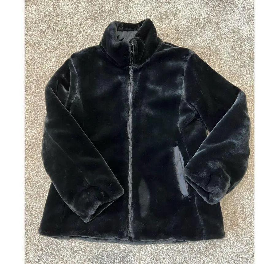 Andrew Marc New York REVERSIBLE Winter Jacket Coat  Black size M - Image 9