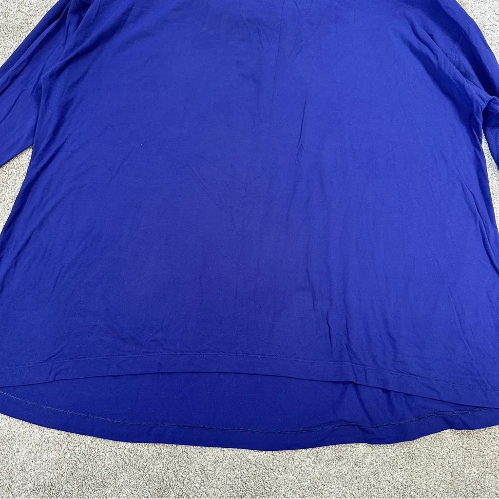 Lululemon Women’s City Bound Long Sleeve Shirt Top in Emperor Blue Size 12 - Image 5