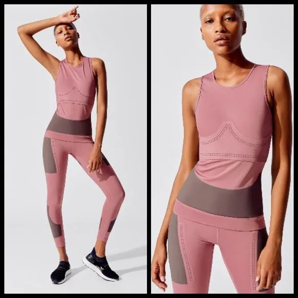 💕ADIDAS BY STELLA MCCARTNEY💕 Lycra FitSense+ Top Pink - Image 2