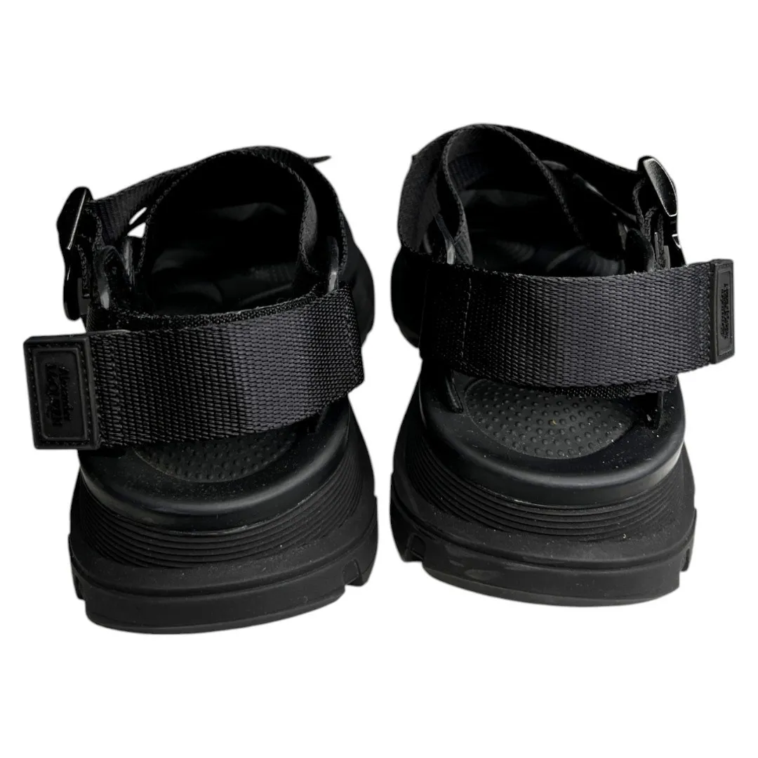 Alexander McQueen Tread Flat Sandals Size 37 Black - NWT - Image 4