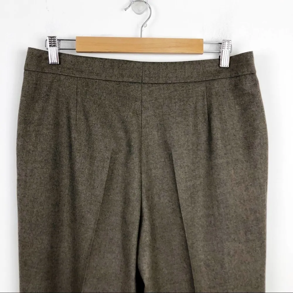 New  Akris Punto Maiko Pleated Flattering High Waisted 100% Wool Trousers Pants - Image 16