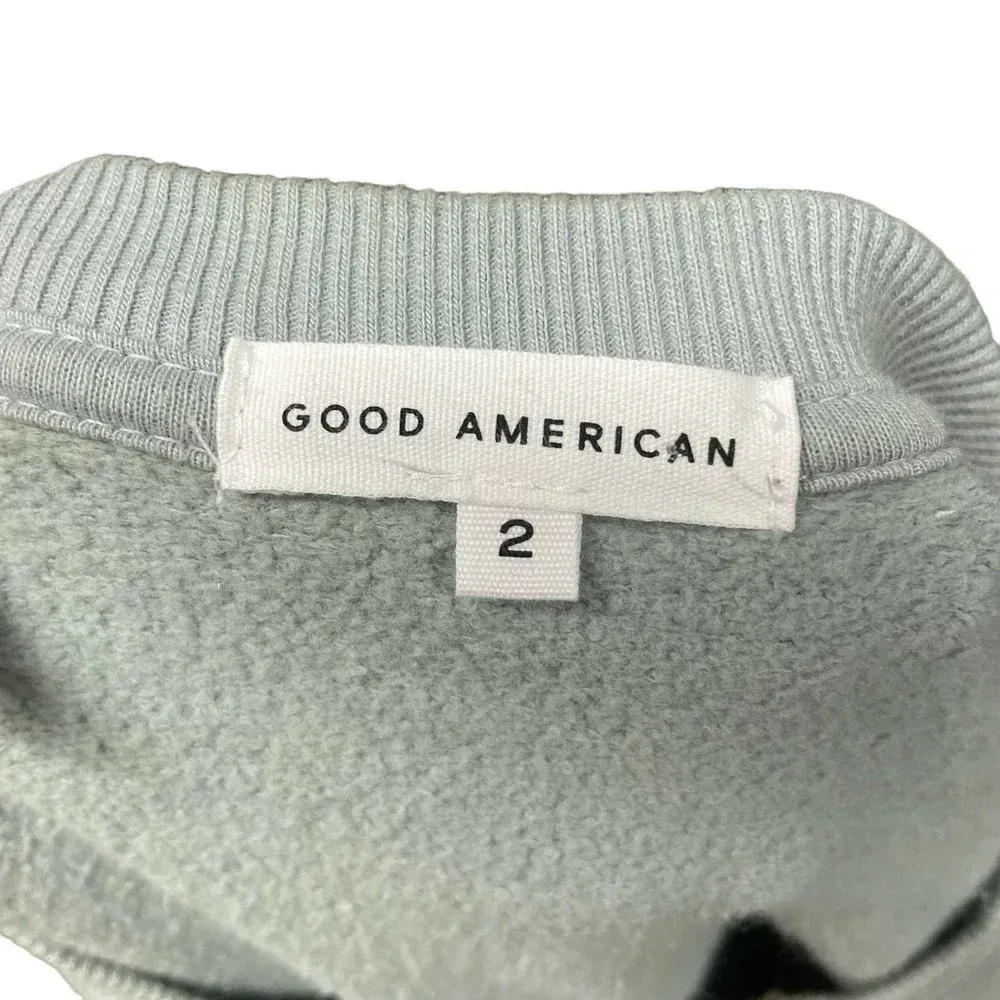 Good American Good Mama Oversize Graphic Sweatshirt‎ Size 2 / US Medium - Image 7