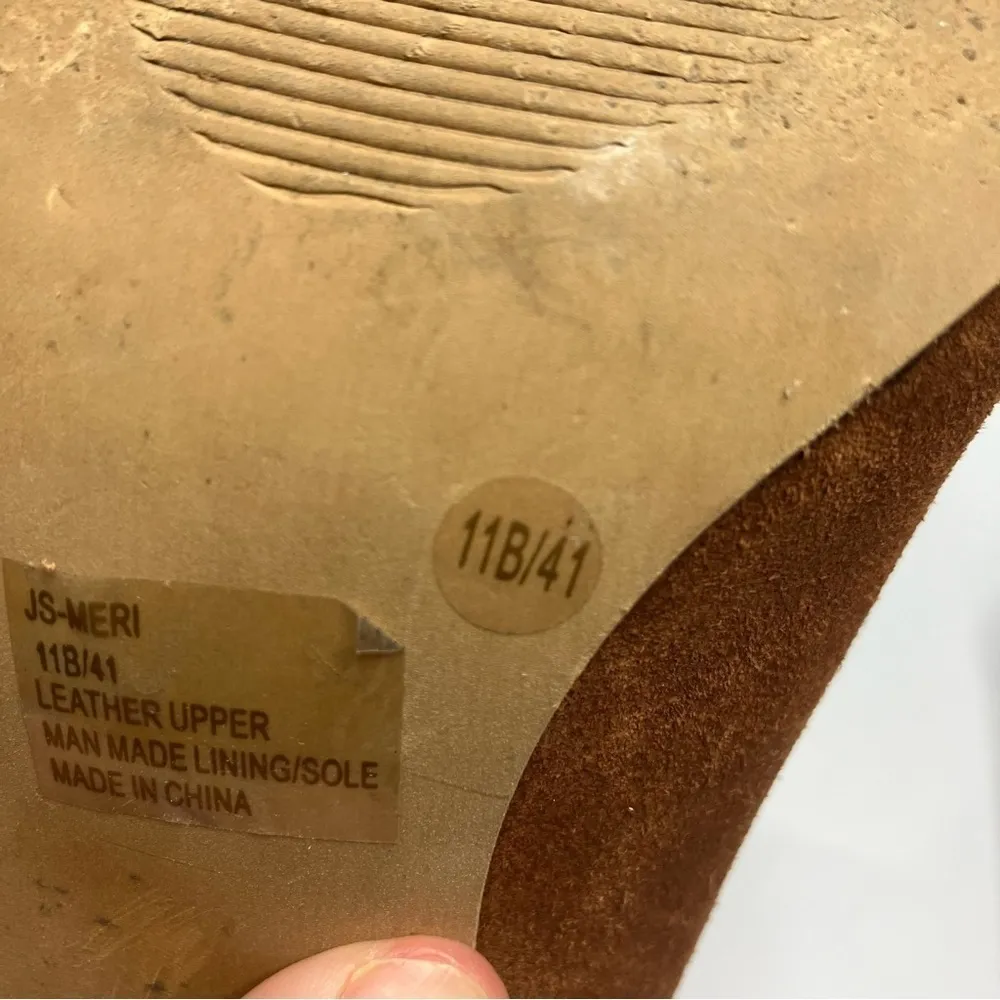 Jessica Simpson‎ Meri suede heeled booties size11 - Image 7