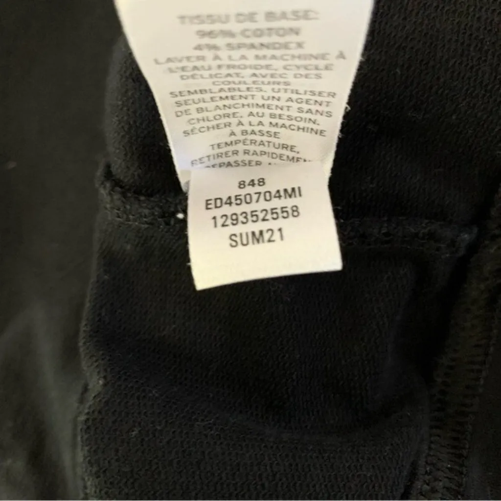 Open Edit Hoodie XS Black Oversized Streetwear Lounge Athleisure Cozy - Image 7