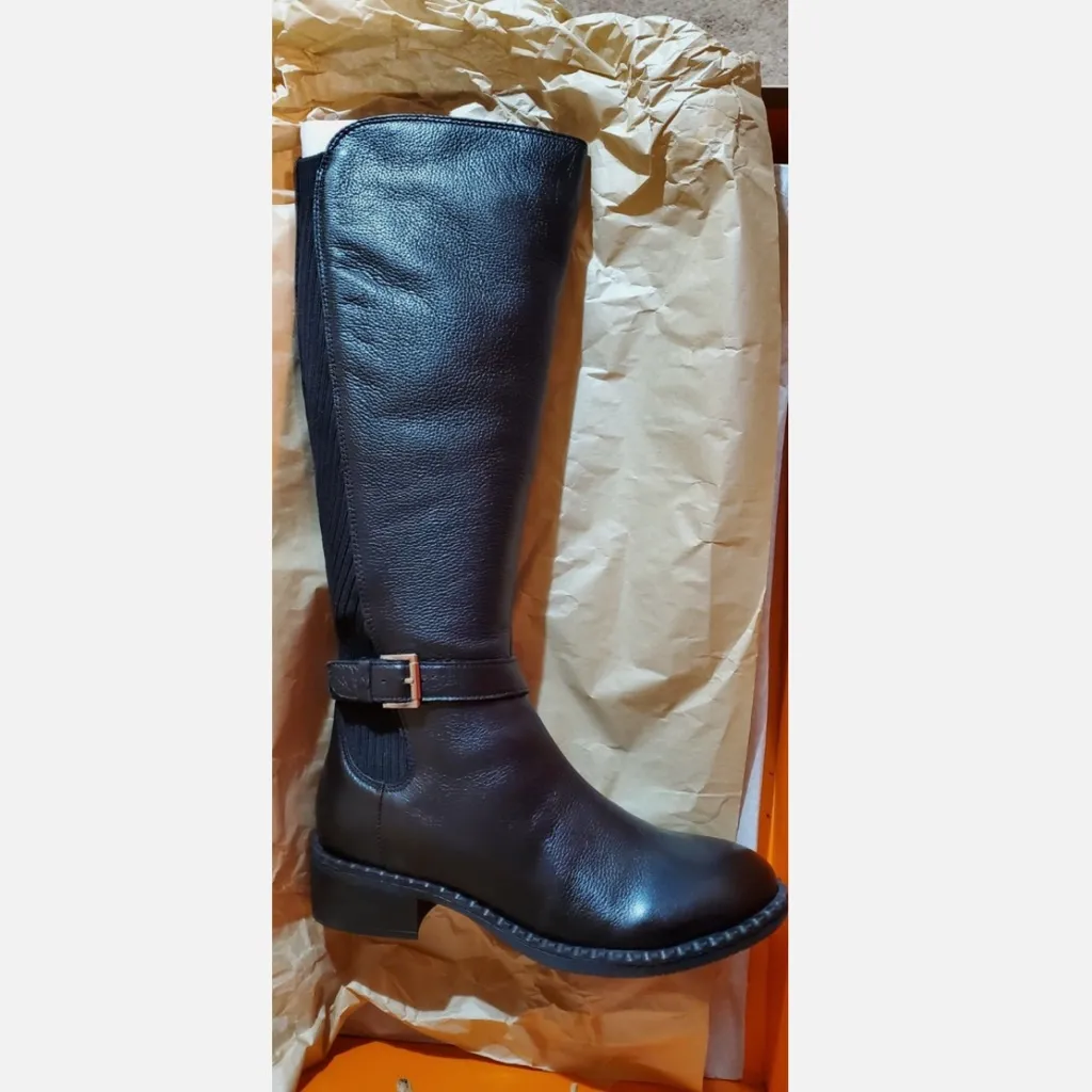 MSRP$229 Gentle Souls Women's Brinley Leather Comfort Knee-High Boots Size 7.5US - Image 2
