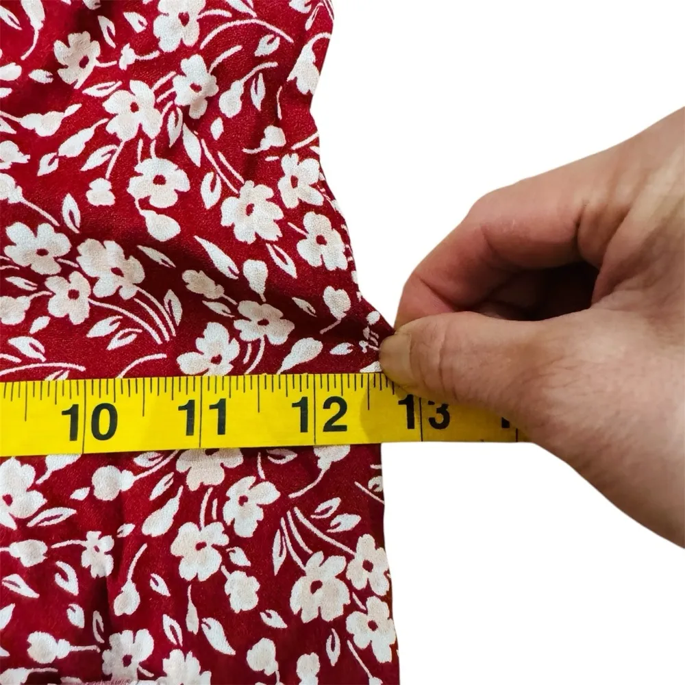 Reformation Floral Red Midi Dress NEW - Image 7