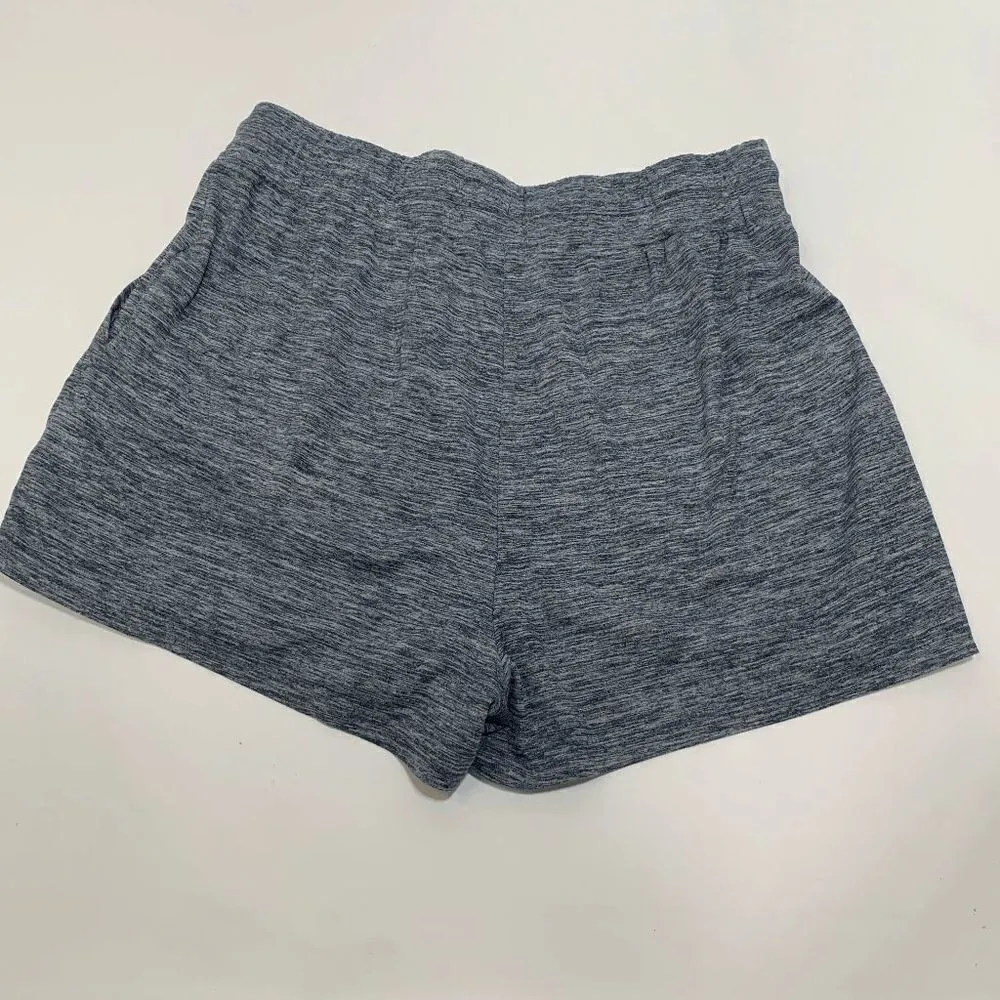 Halston Studio Womens Athletic Comfort Shorts Yoga Gym Activewear Gray Sz Medium - Image 2