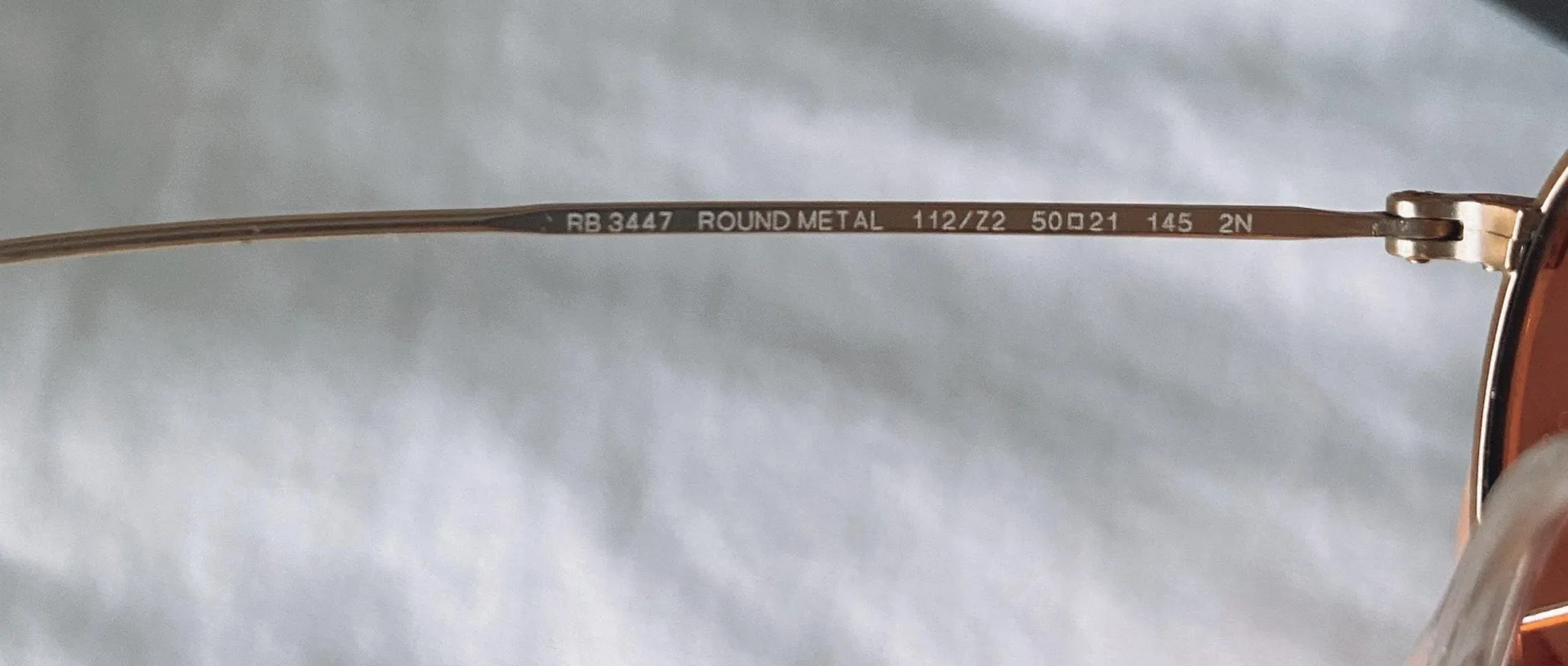 Ray-Ban Pink Reflective Round Sunglasses - Image 3