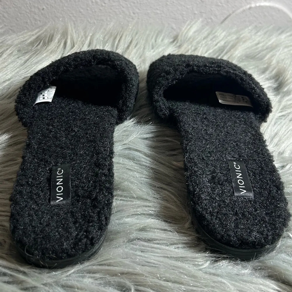 Vionic Demi Women's Heeled Slide Sandal Black Size 7.5 - Image 5