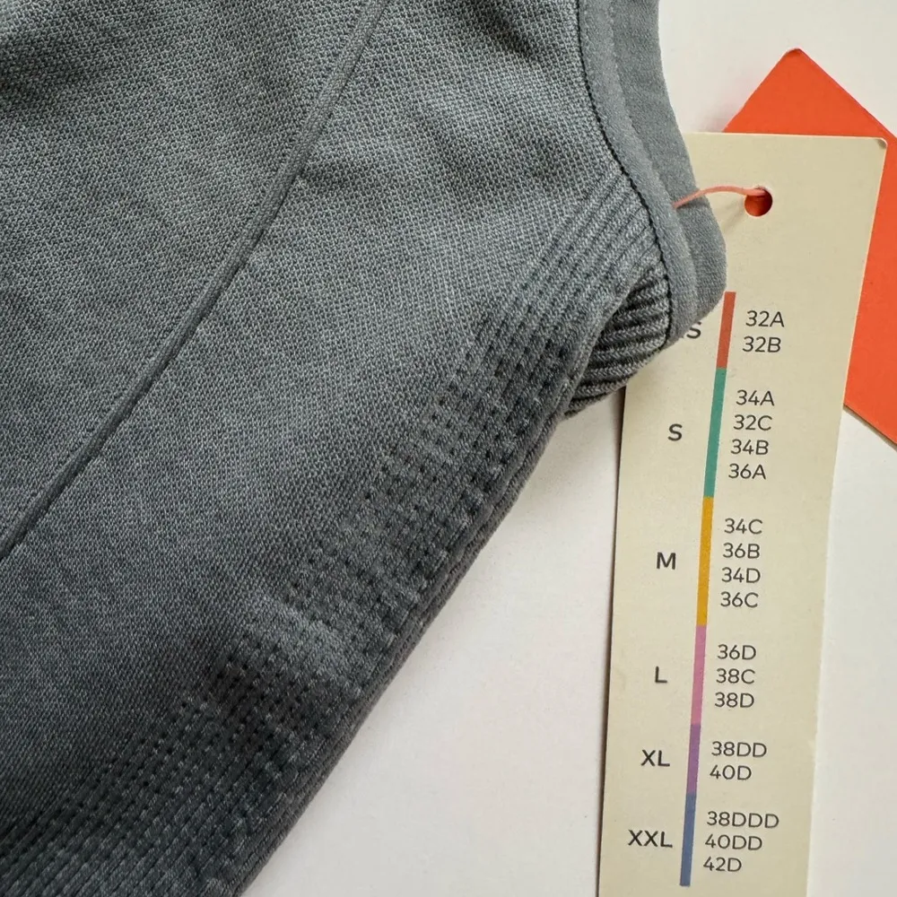 Colsie Women’s Seamless Brami Grey Size Small NWT Gray - Image 3