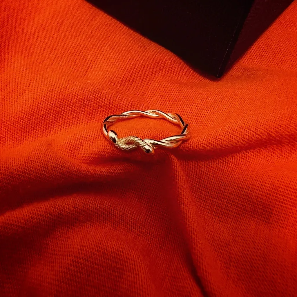 Glaze Jewelry 14K Over Silver Twisted Ring Gold - Image 3