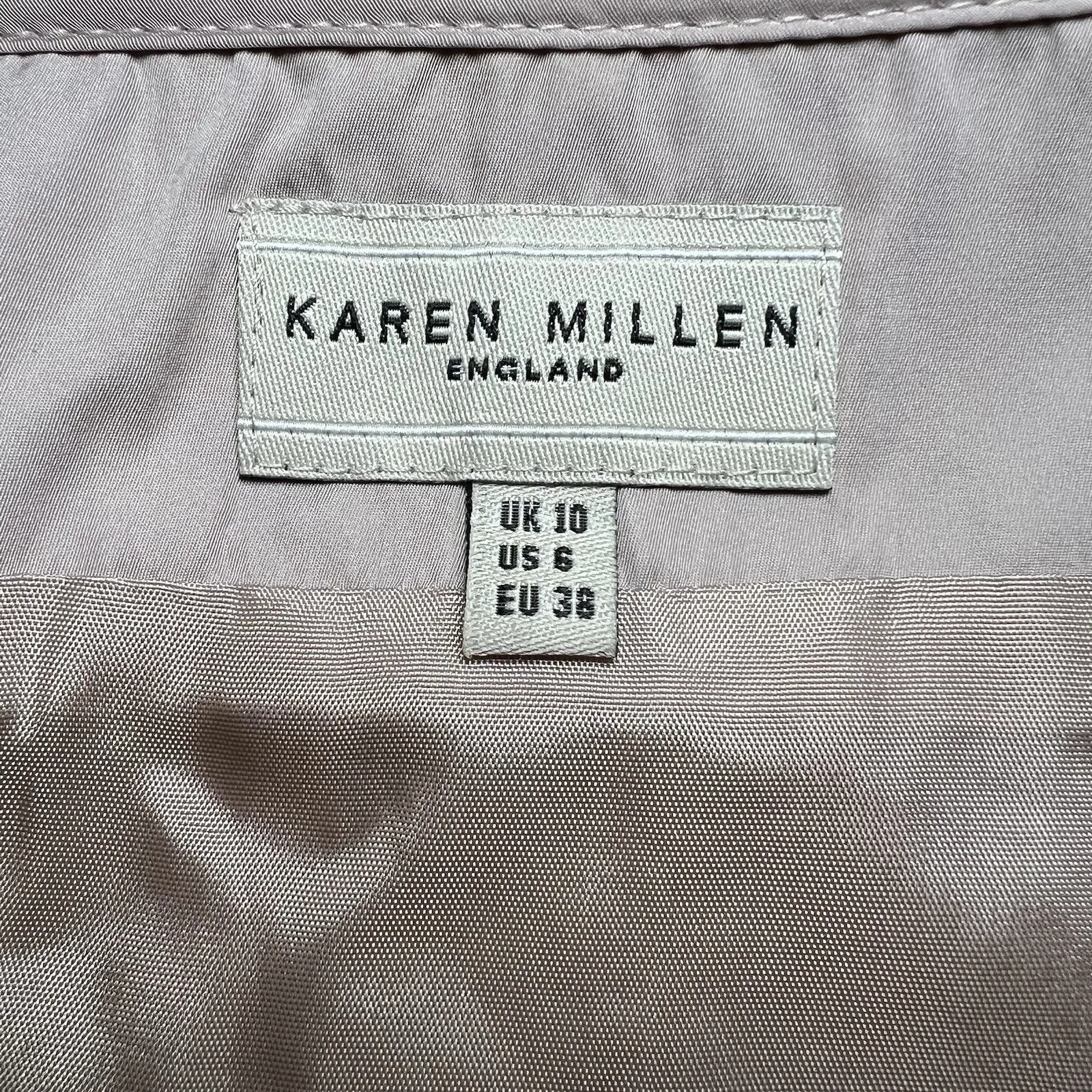 Karen Millen Tiered‎ Ruffled Skirt Size 6 Fully Lined - Image 4